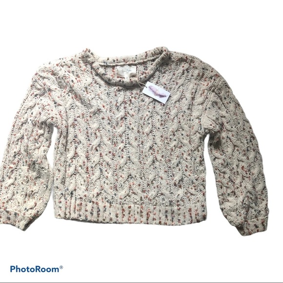 Jessica Simpson Confetti Crewneck Sweater-Size Small - NWT - Picture 1 of 7